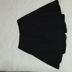 CECE Flared Black Skirt